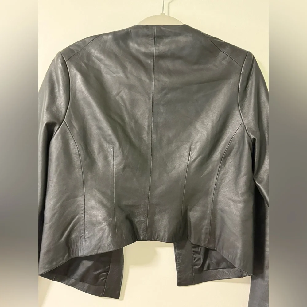 Joe’s Collection Lamb Leather Black Jacket Size S - Picture 12 of 15
